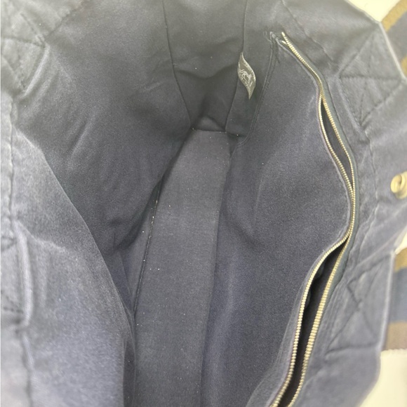 HERMES Fourre Tout Tote Bag, Navy and Olive. - Picture 4 of 10